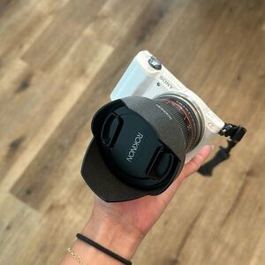 Sony alpha a5000 camera with rokinon lens